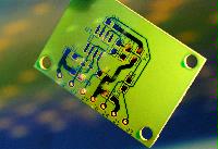 A negative image of a circuit board.